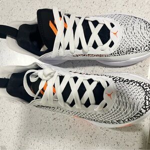 Jordan White and Black Sneakers